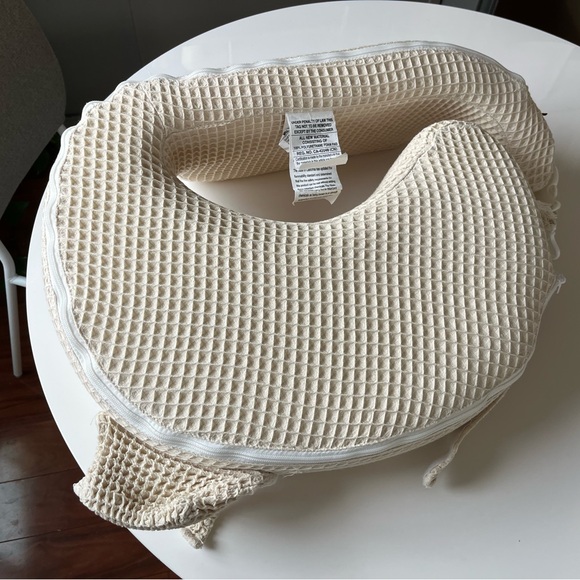 Cream Waffle Nursing Pillow - Picture 2 of 3